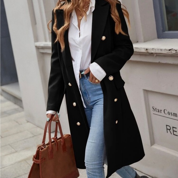 Lapel Neck Overcoat. - Picture 1 of 2